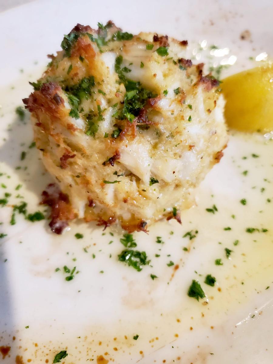 New Orleans crab cake