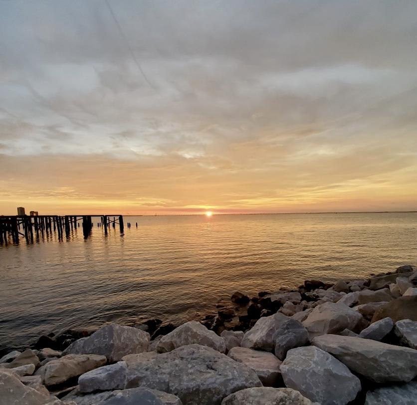 Sunset at Lake Pontchartrain