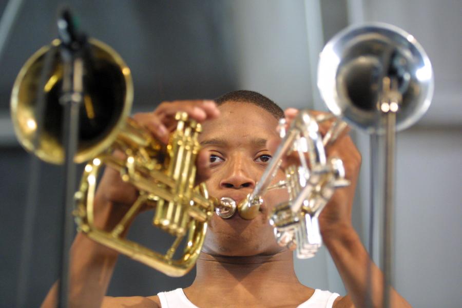 Trombone Shorty. New Orleans Jazz and Heritage Festival