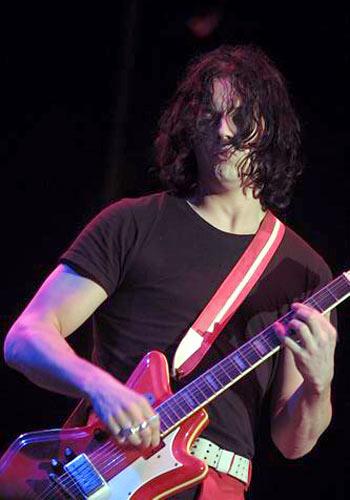 Jack White of the White Stripes performs at the Voodoo Festival. New Orleans