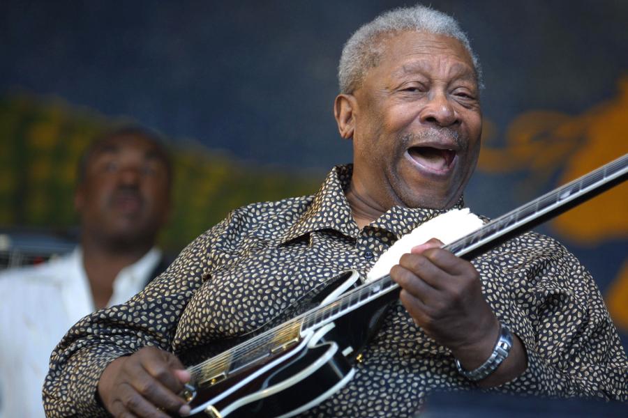 BB King. New Orleans Jazz and Heritage Festival
