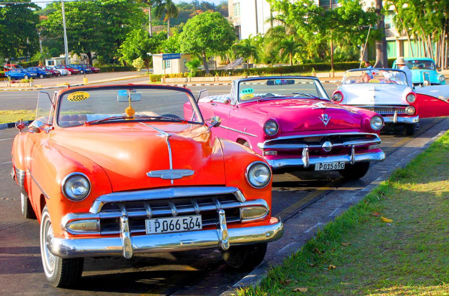 Antique cars of Havana Cuba