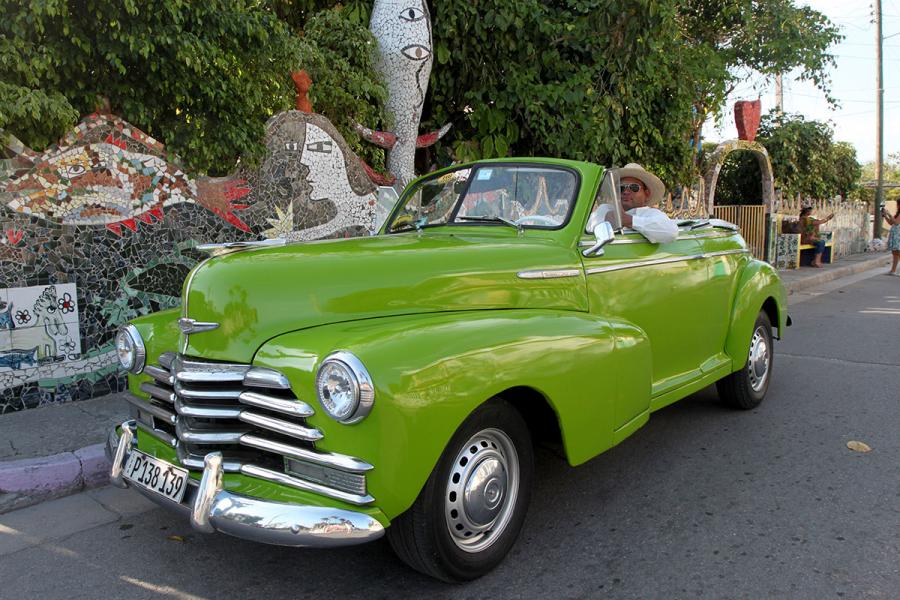 Antique cars of Havana Cuba