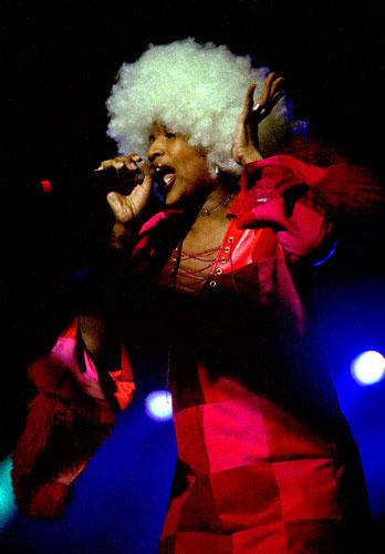 Macy Gray performs at the Voodoo Festival. New Orleans LA
