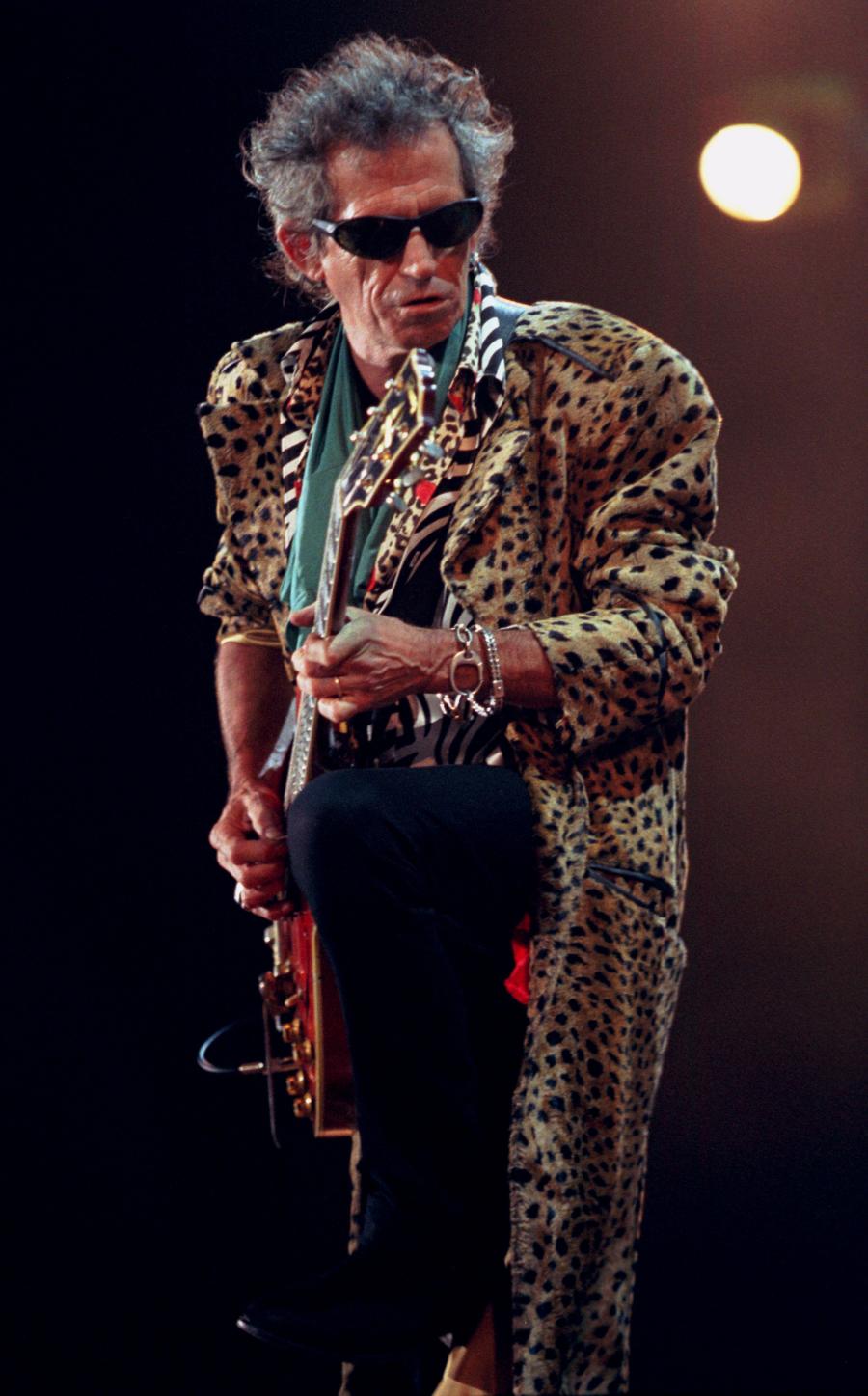 Keith Richards and the Rolling Stones. Chicago